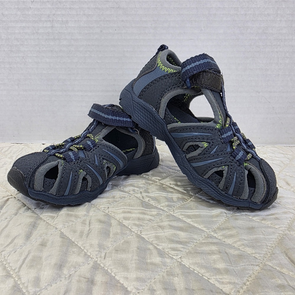 Merrell Kid's Hydro Junior Sport Sandal Blue/Green Size 6M TODDLER